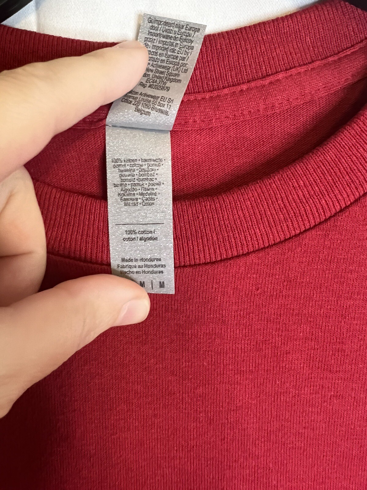 Gildan Men’s Heavy Cotton T-Shirt, G500 Cardinal Red Size Medium NWOT Lot Of 9