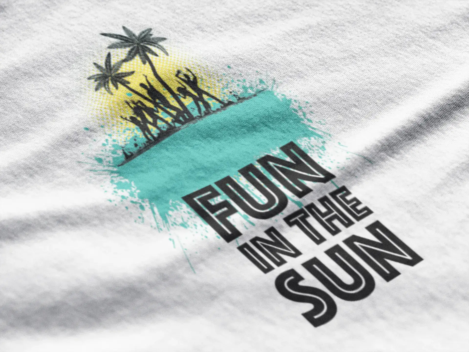 Men’s Graphic T-Shirt Fun In The Sun In Katakolo Eco-Friendly Limited Edition