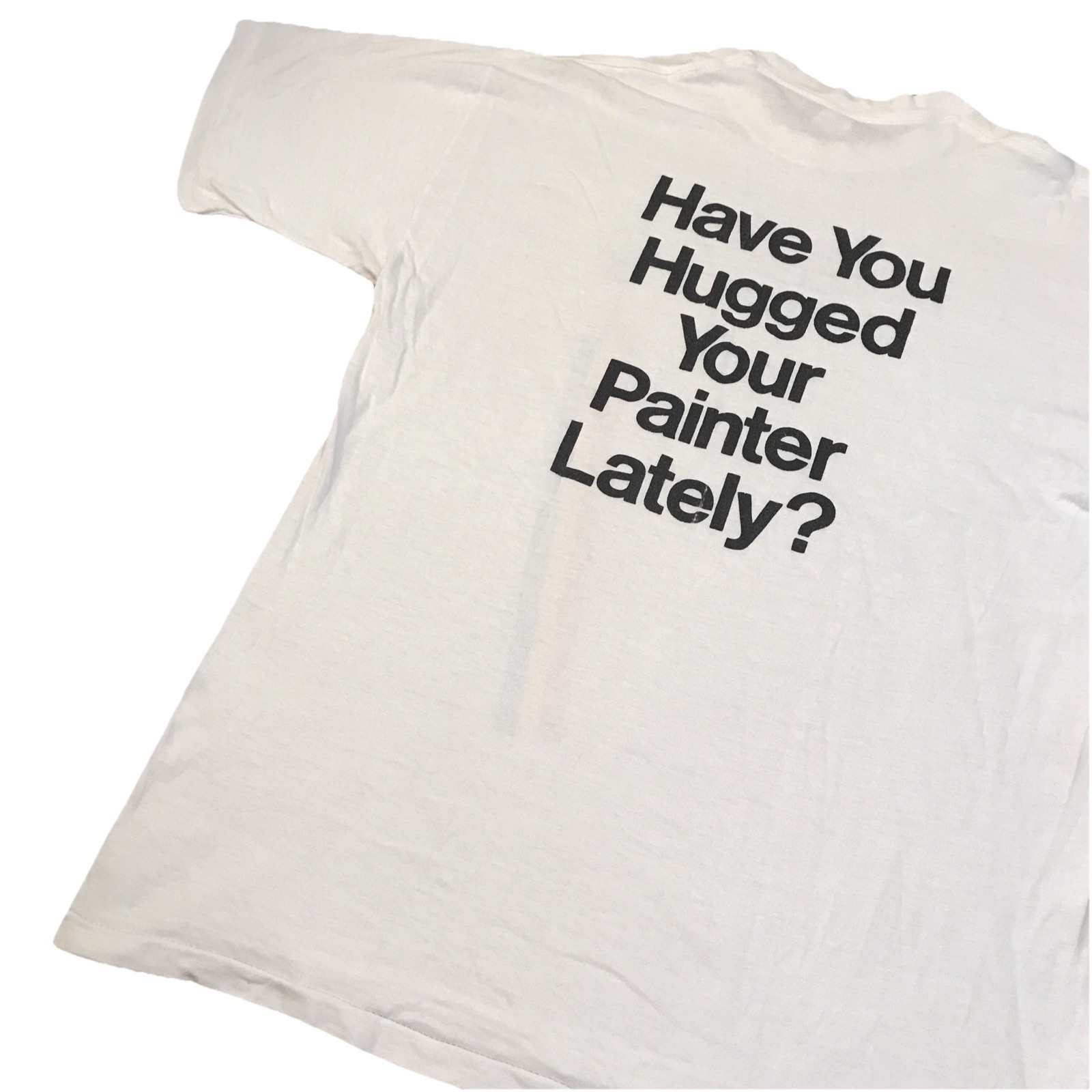 Sinclair Paint VNTG Single Stitch Graphic White T-shirt *See Description*