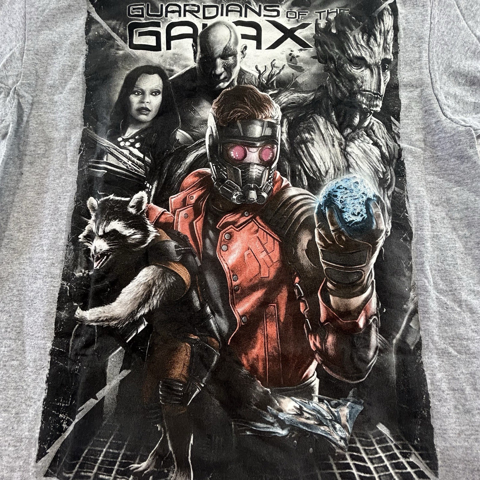 Marvel Guardians of the Galaxy Men’s T-Shirt Gray