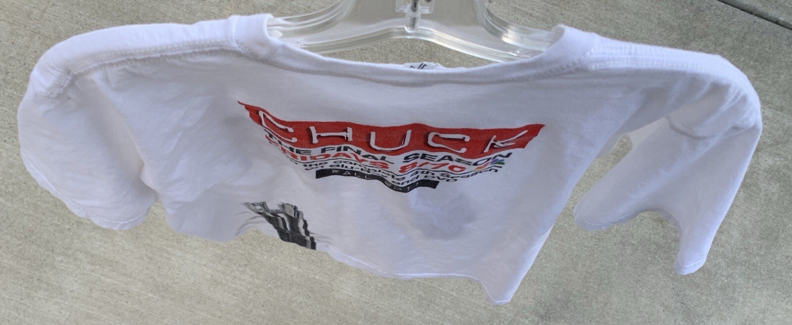 Chuck The Final Season Fall 2011 T Shirt Graphic Tee TV Television Show Size L