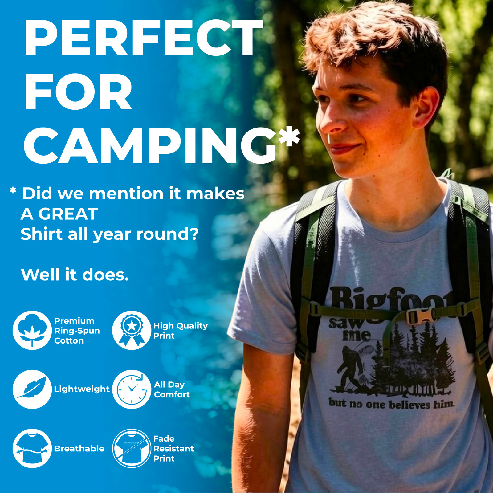 Mens Nature Bison T Shirt Funny Cool Outdoor Lovers Buffalo Tee for Guys