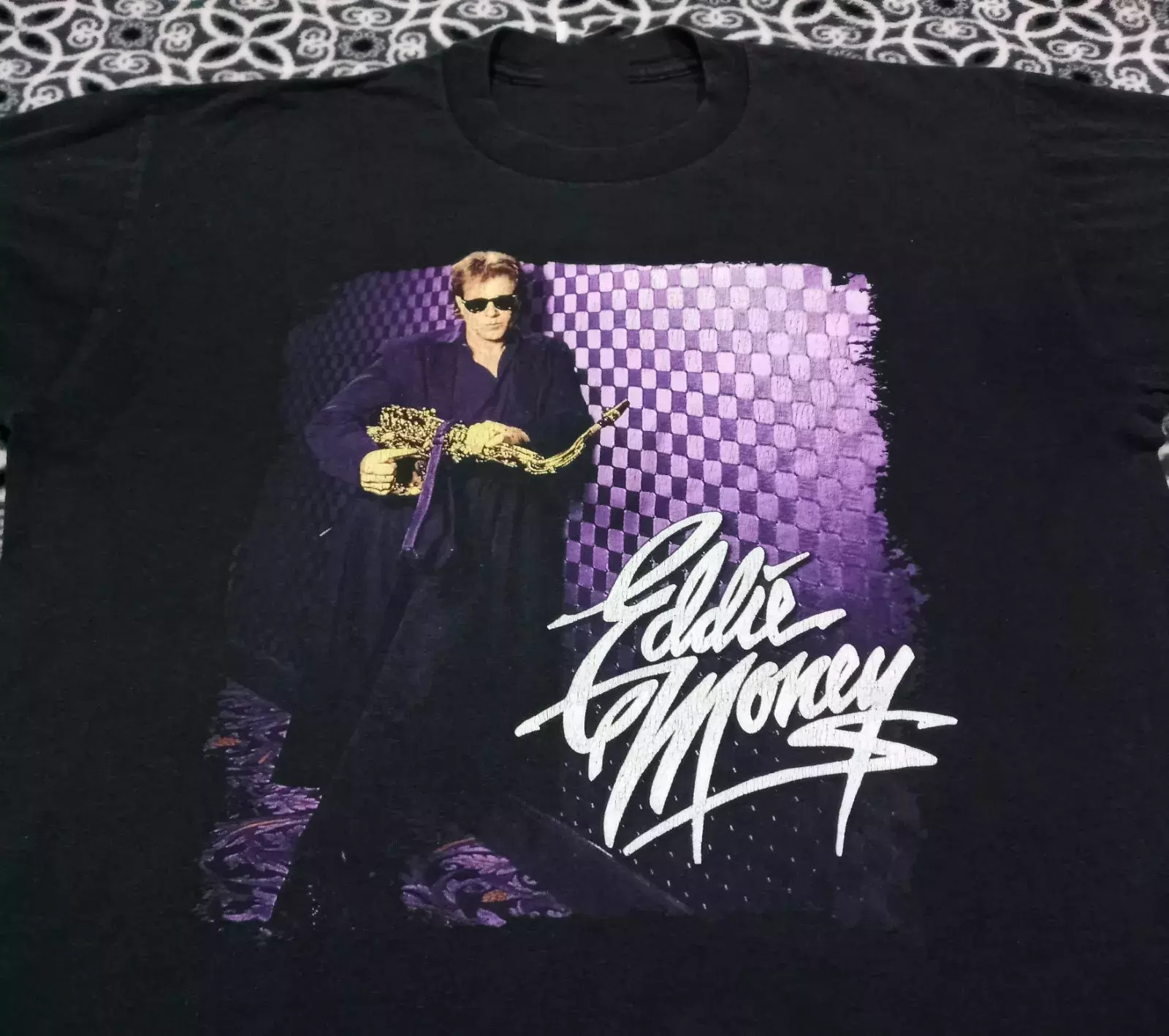 Vtg Eddie Money Gift For Fans Heavy Cotton Black All Size Shirt.webp