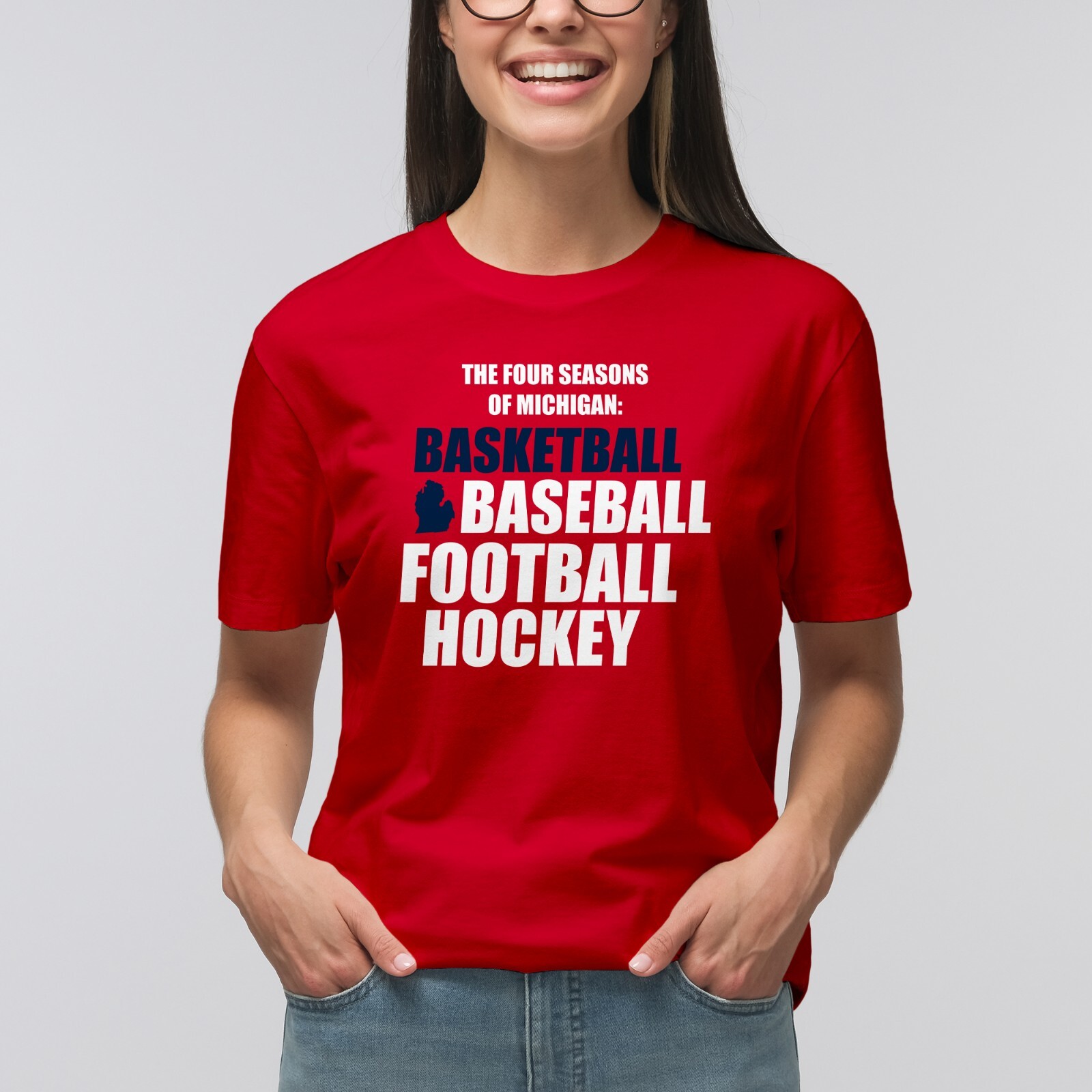 Four Seasons of Michigan T-Shirt