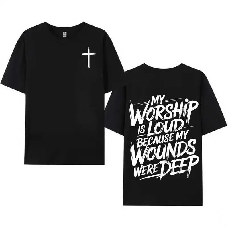 My Worship Is Loud Because My Wounds Were Deep Unisex, Vintage Retro