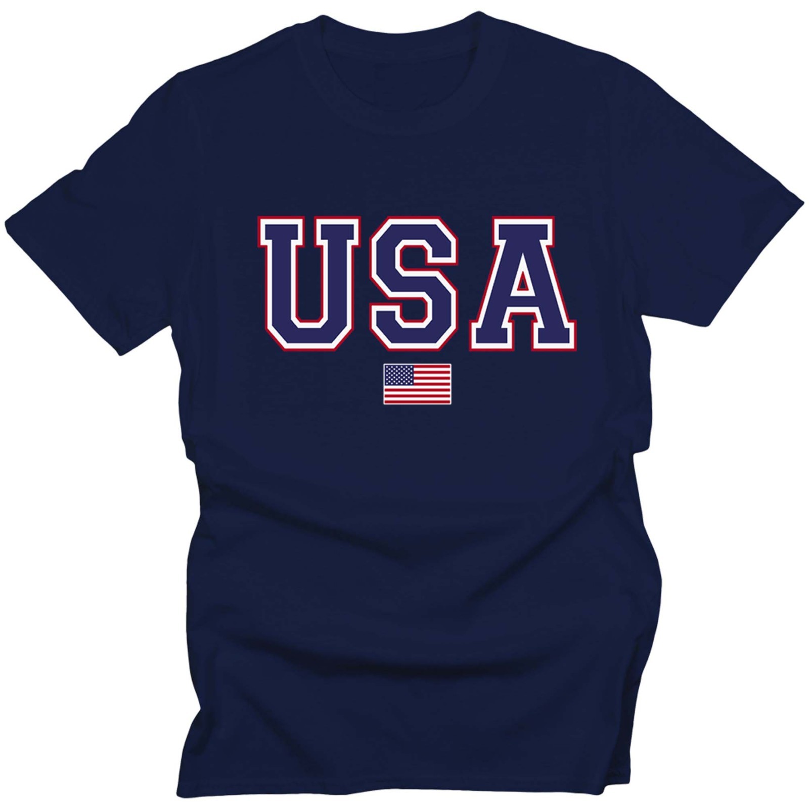 Patriotic American USA Graphic Tee | USA T-shirt | USA Flag T-shirt