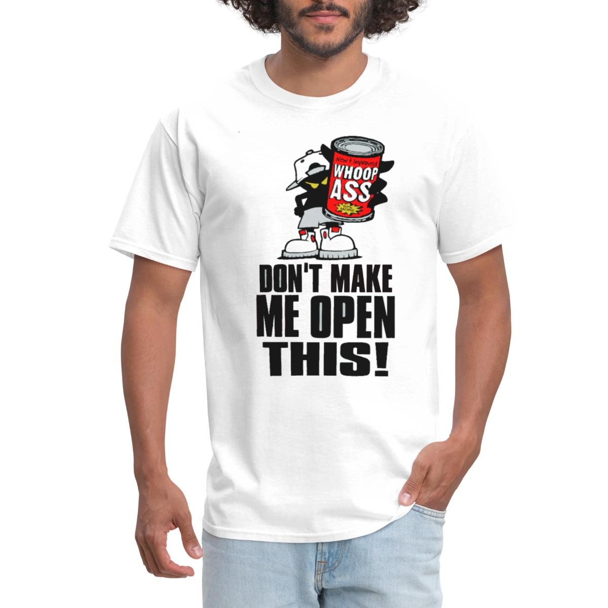 Can Of Whoop Ass Men’s T-Shirt