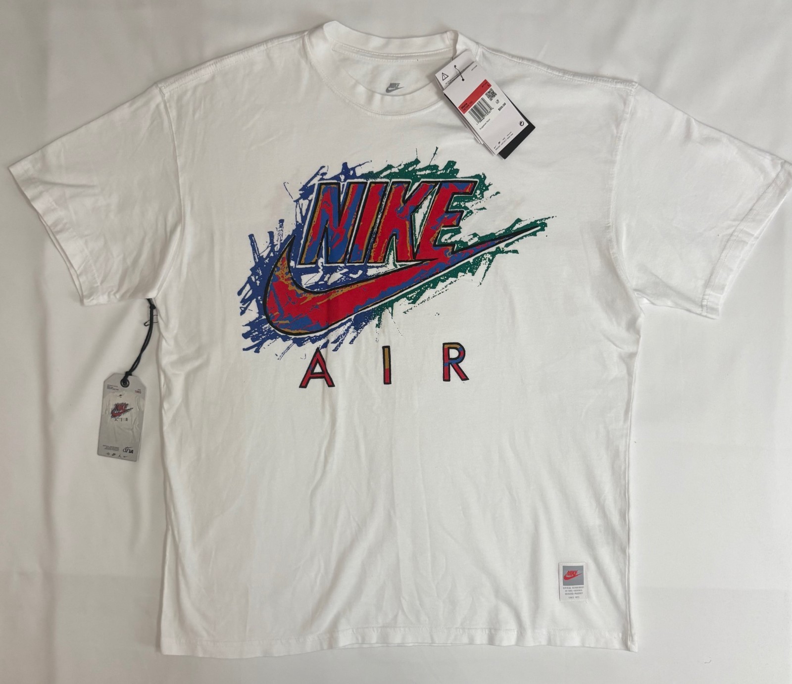 Nike Max 90 Men’s White T-Shirt Sz Large DNA Reissued Gear IM7844-100