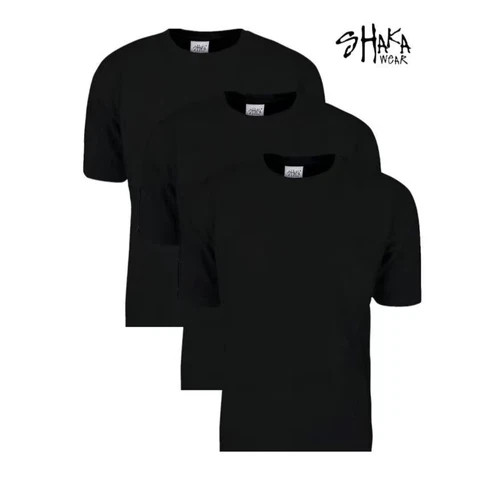 3-Pack Shaka Wear 7.5 oz Max Heavyweight Short Sleeve T-Shirt NEW