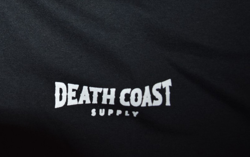 Death Coast Supply Mens Batten Down The Hatches Grim Reaper Shirt New S-3XL