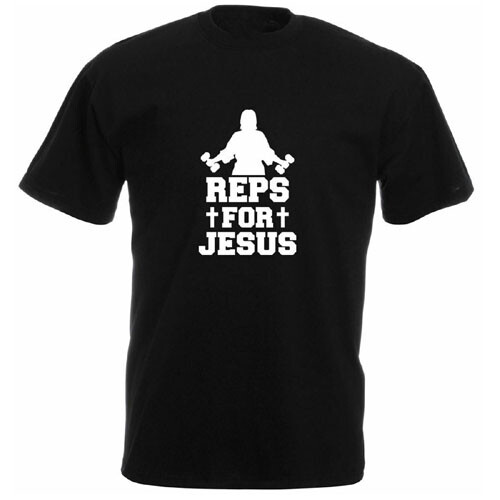 New Tshirt Reps For Jesus Christian-Gym Tees Cotton Casual Unisex T-SHIRT