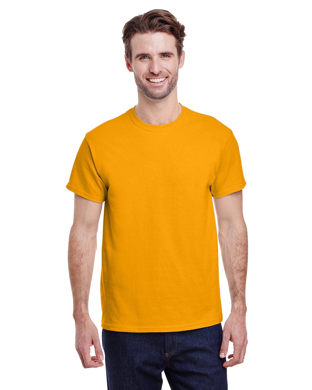 Gildan G500 Adult Solid Heavy Cotton Tee Plain Blank Casual T-Shirt
