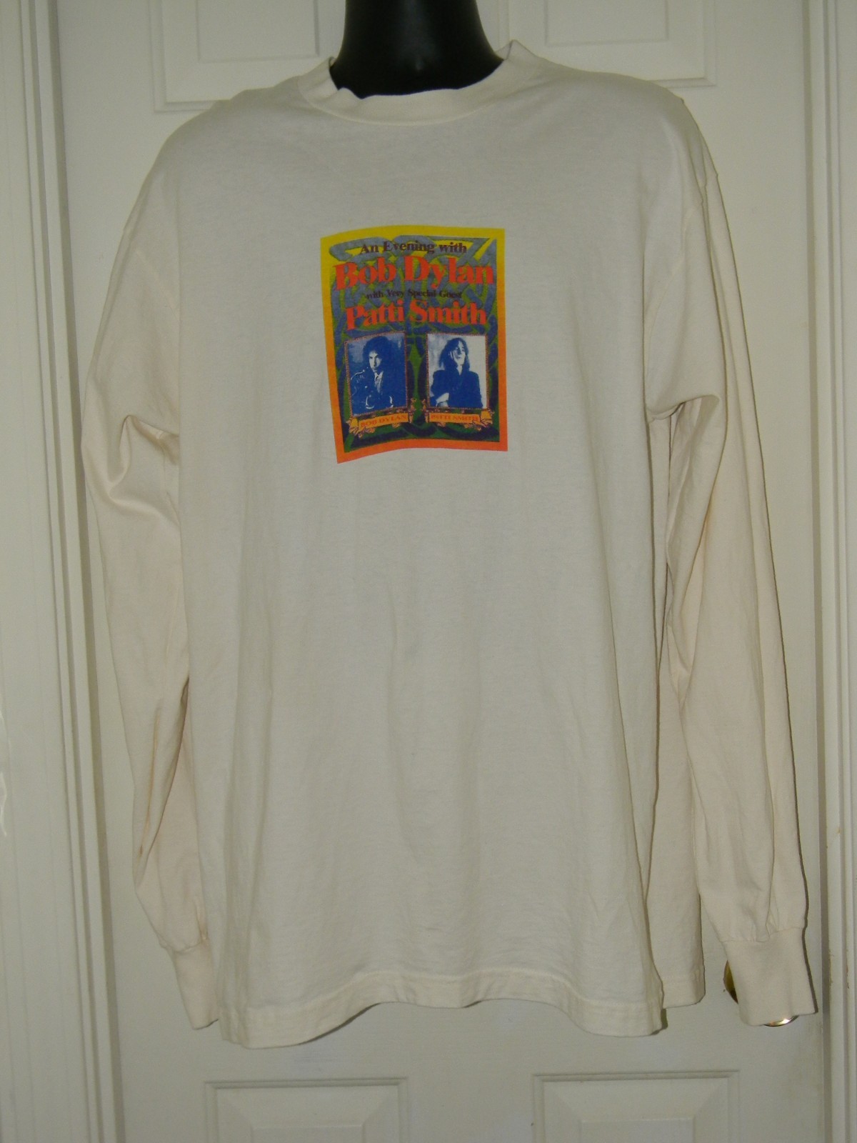 Vintage 1995 Bob Dylan Patti Smith Paradise Lost Tour Concert Shirt XL