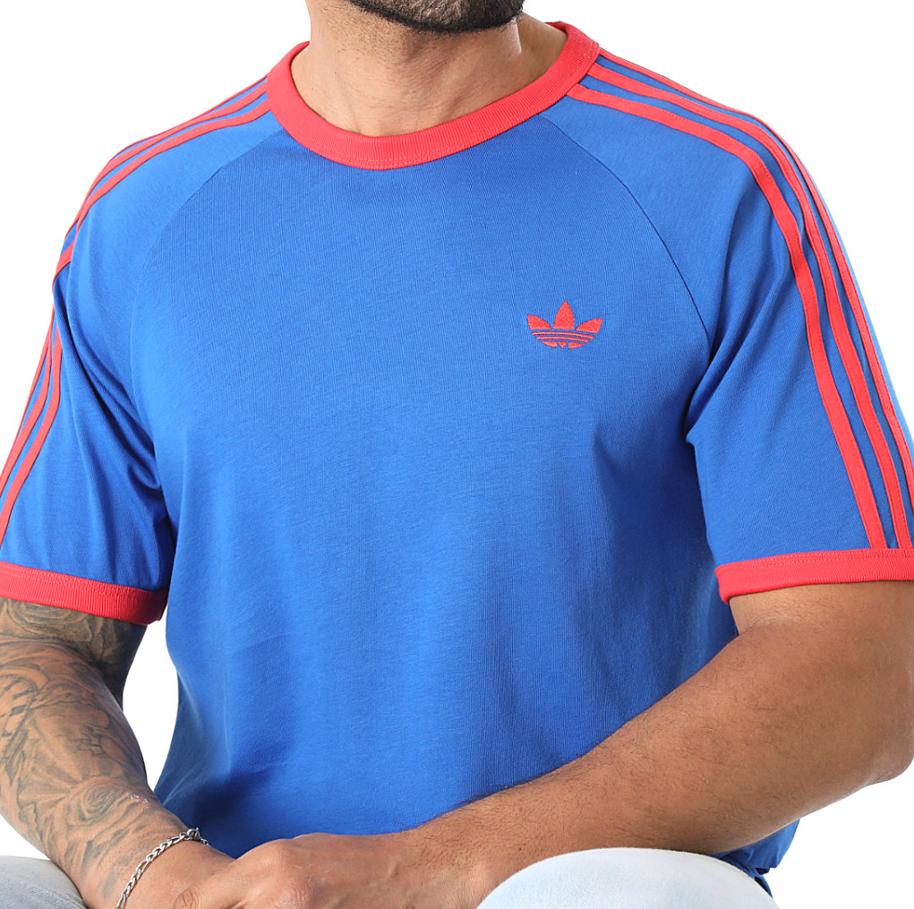 NEW MENS ADIDAS ORIGINALS CALIFORNIA 3 STRIPES TREFOIL SHIRT ~SIZE XL #KF353