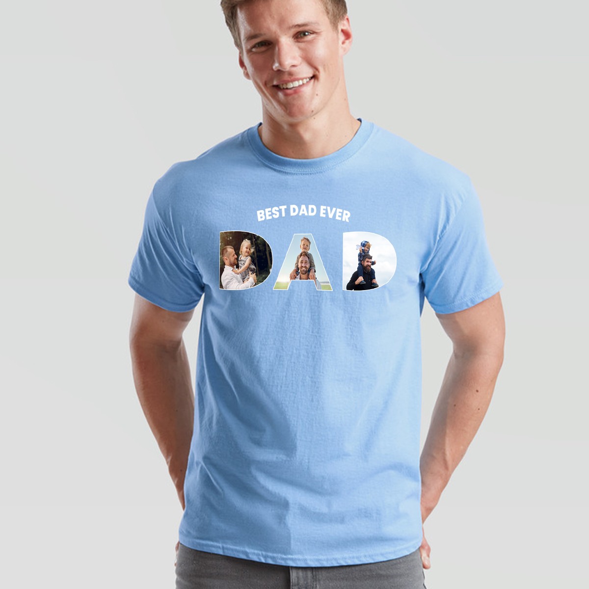 Personalised Unisex T Shirts Add Your Photo Text Ultra Soft Front & Back Print