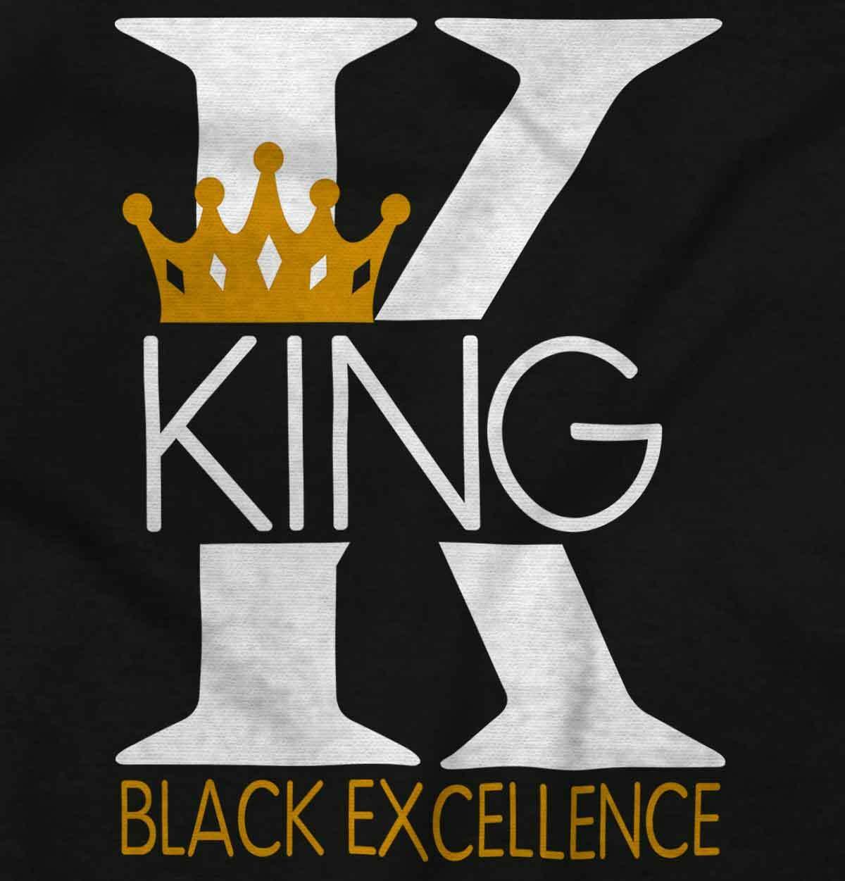 Melanin King Strong Black Man Educated BLM Womens or Mens Crewneck T Shirt Tee