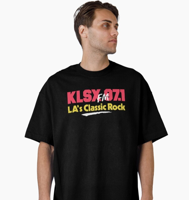 Limited KLSX 97.1 LA’s Classic Rock Radio T-Shirt Adult Size S to 4XL