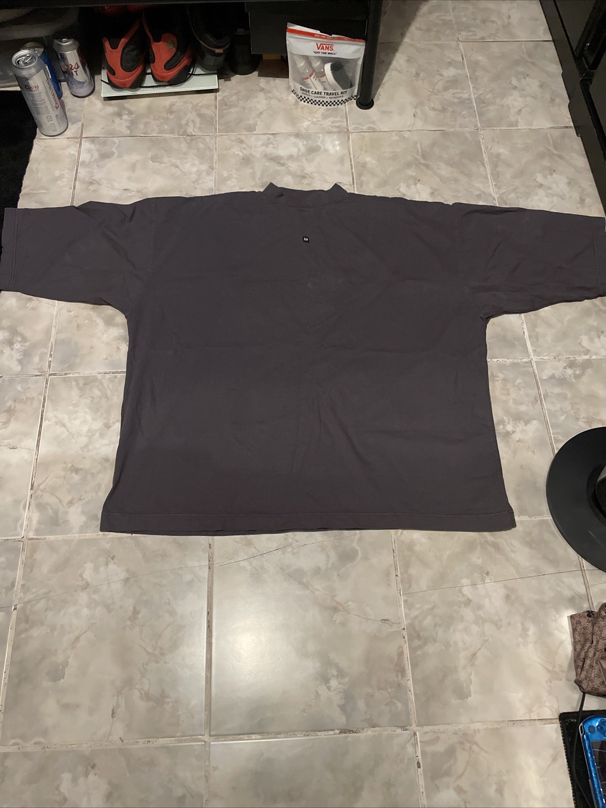 YZY Yeezy Gap Engineered By Balenciaga Oversized T-Shirt Grey SZ Large