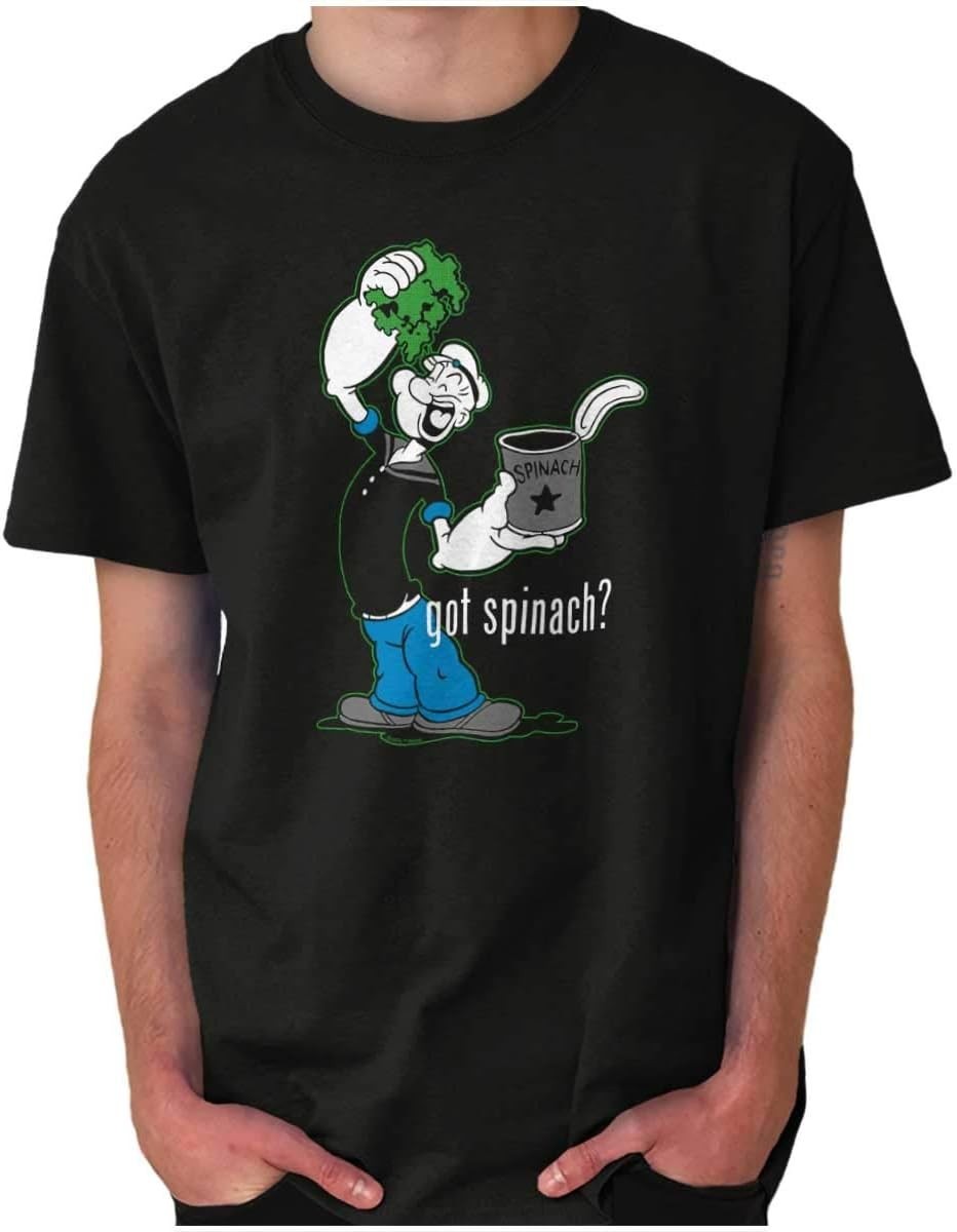 Men’s Brisco Brands Popeye The Sailor Man Got Spinach Graphic T-shirt