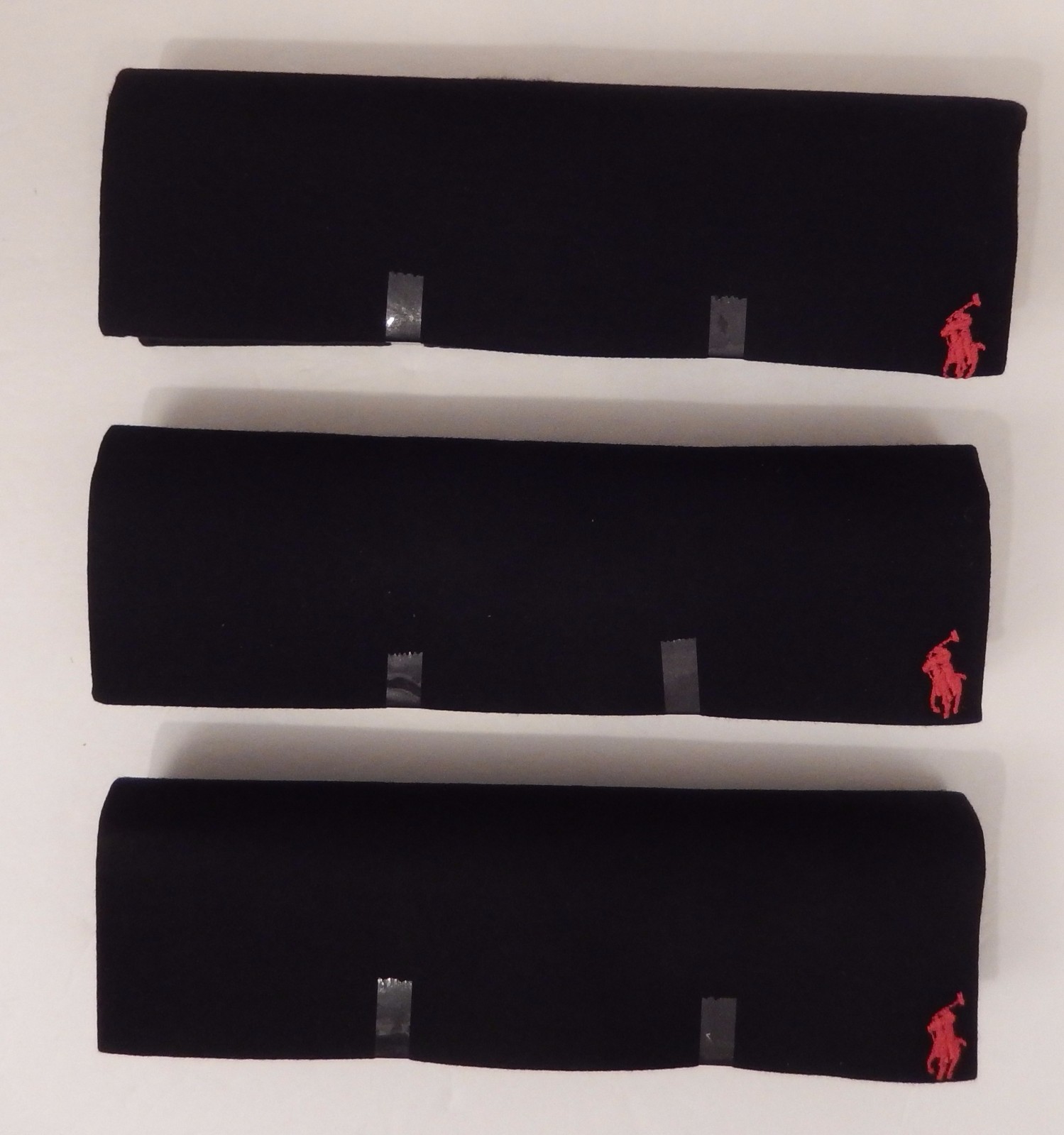 3 POLO RALPH LAUREN BLACK 100% COTTON V NECK T SHIRTS UNDERSHIRTS S M L XL XXL