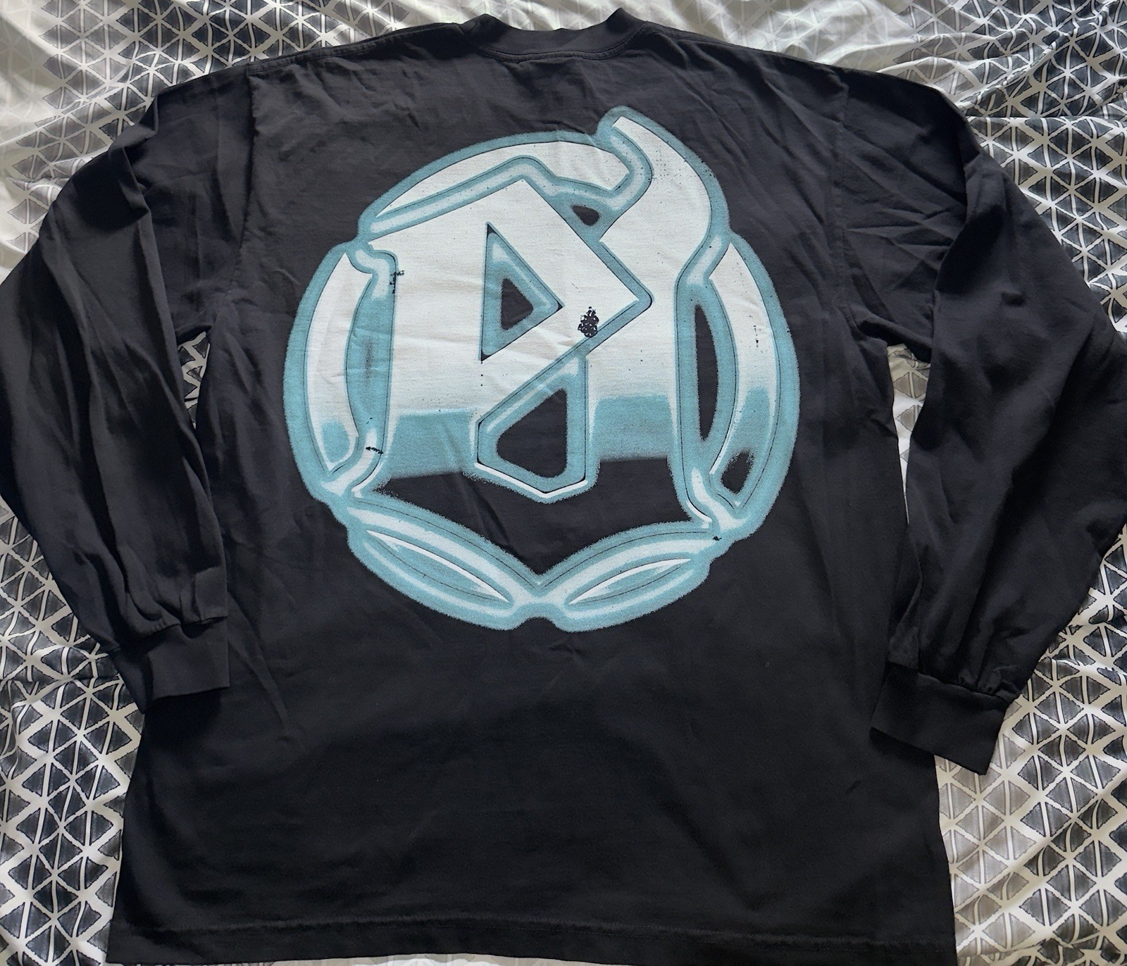 New Evil Vice Skull Raiser Long Sleeve T-Shirt Mens Size Large