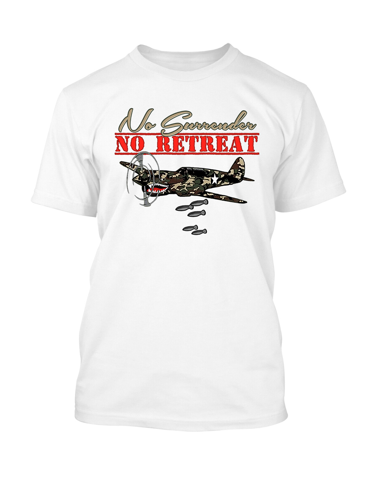 No Surrender Graphic Sneaker Sport Tee Shirt Match J10 Duck Camo Pro Club Shaka