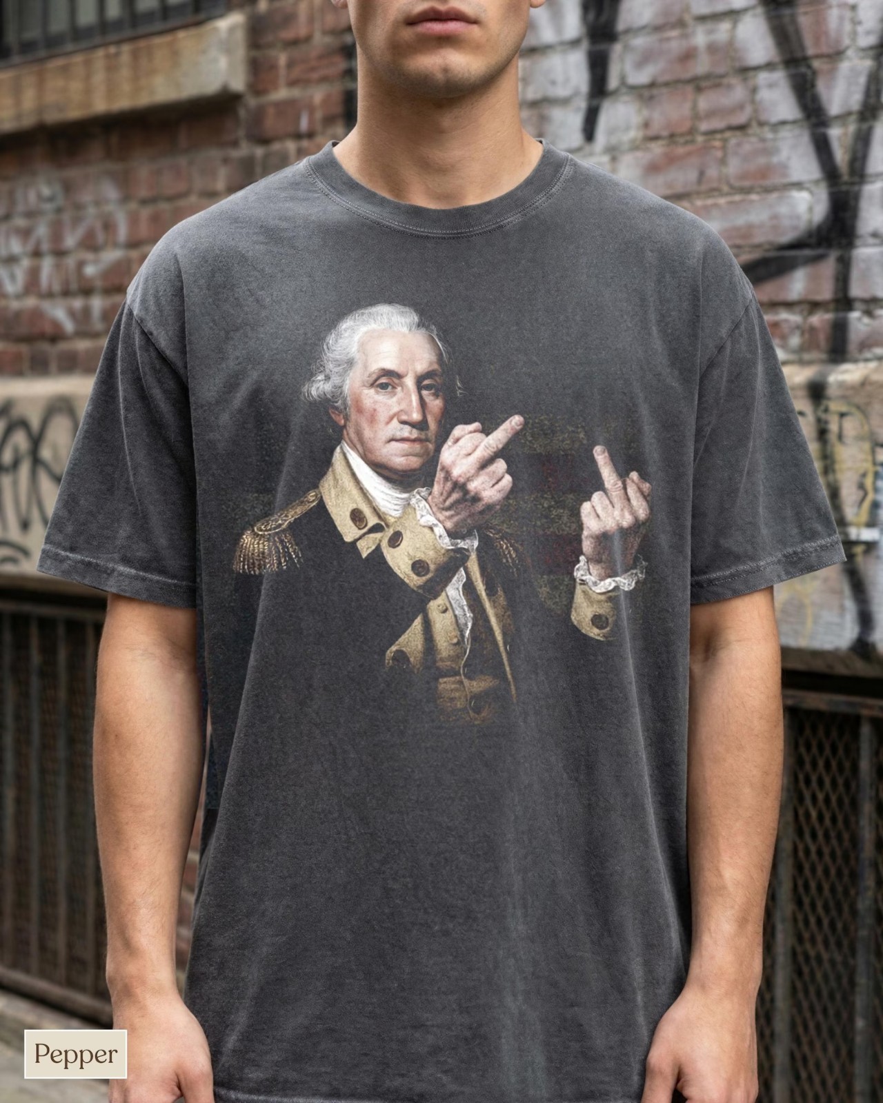Funny George Washington T-Shirt, America 250th 4th of July Shirt