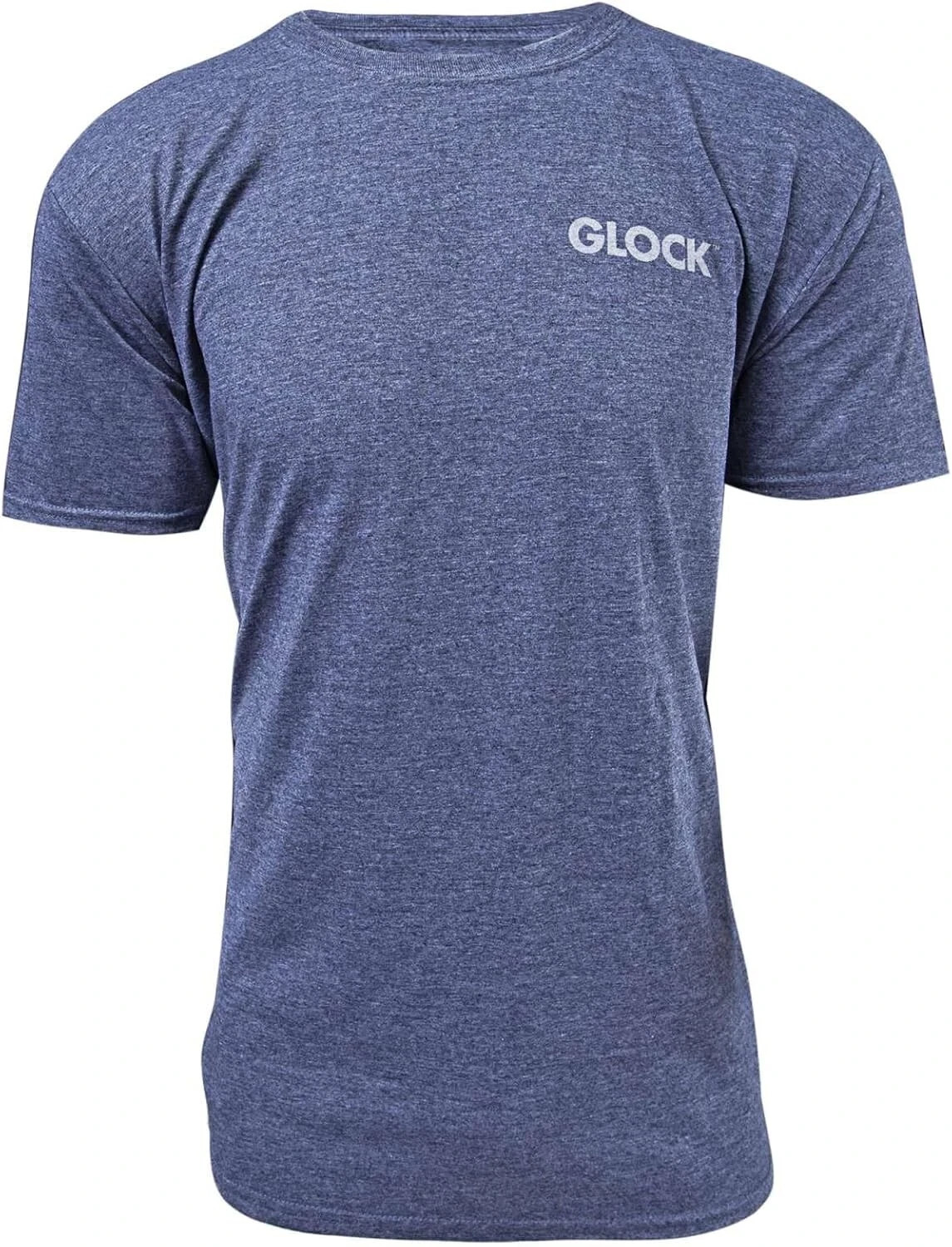 Glock Pistol Flag T-Shirt Heather Navy Cotton Short Sleeve AA7515 Fast Free Ship