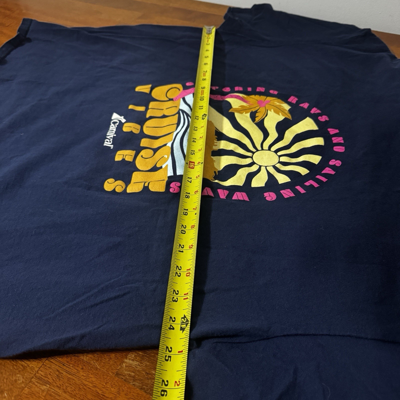 Carnival Cruise Ships Line Vibes Navy Blue T-Shirt Men’s 3XL