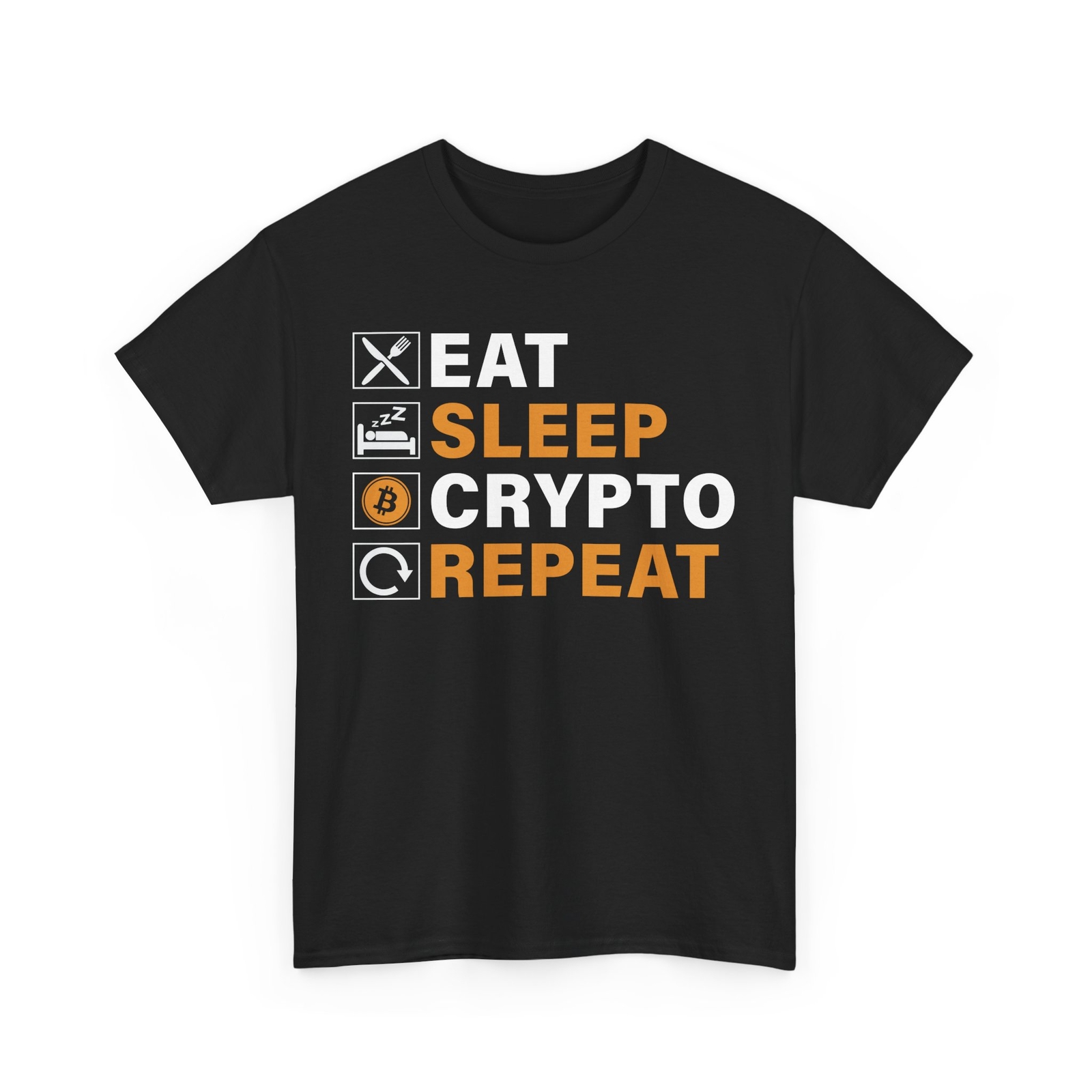 Crypto is the Future T-Shirt – Bitcoin Blockchain BTC Investor Graphic Tee