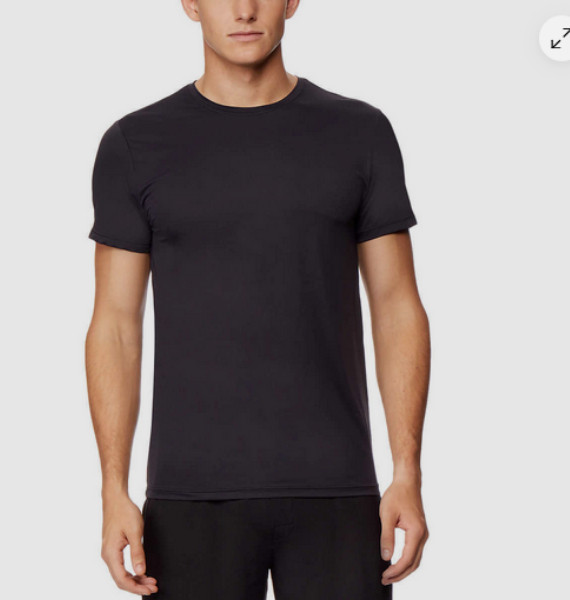 32 DEGREES MEN’S 1 ONLY SOFT FEEL CREW NECK SHORT SLEEVE T-SHIRT(BLACK S)NWOT