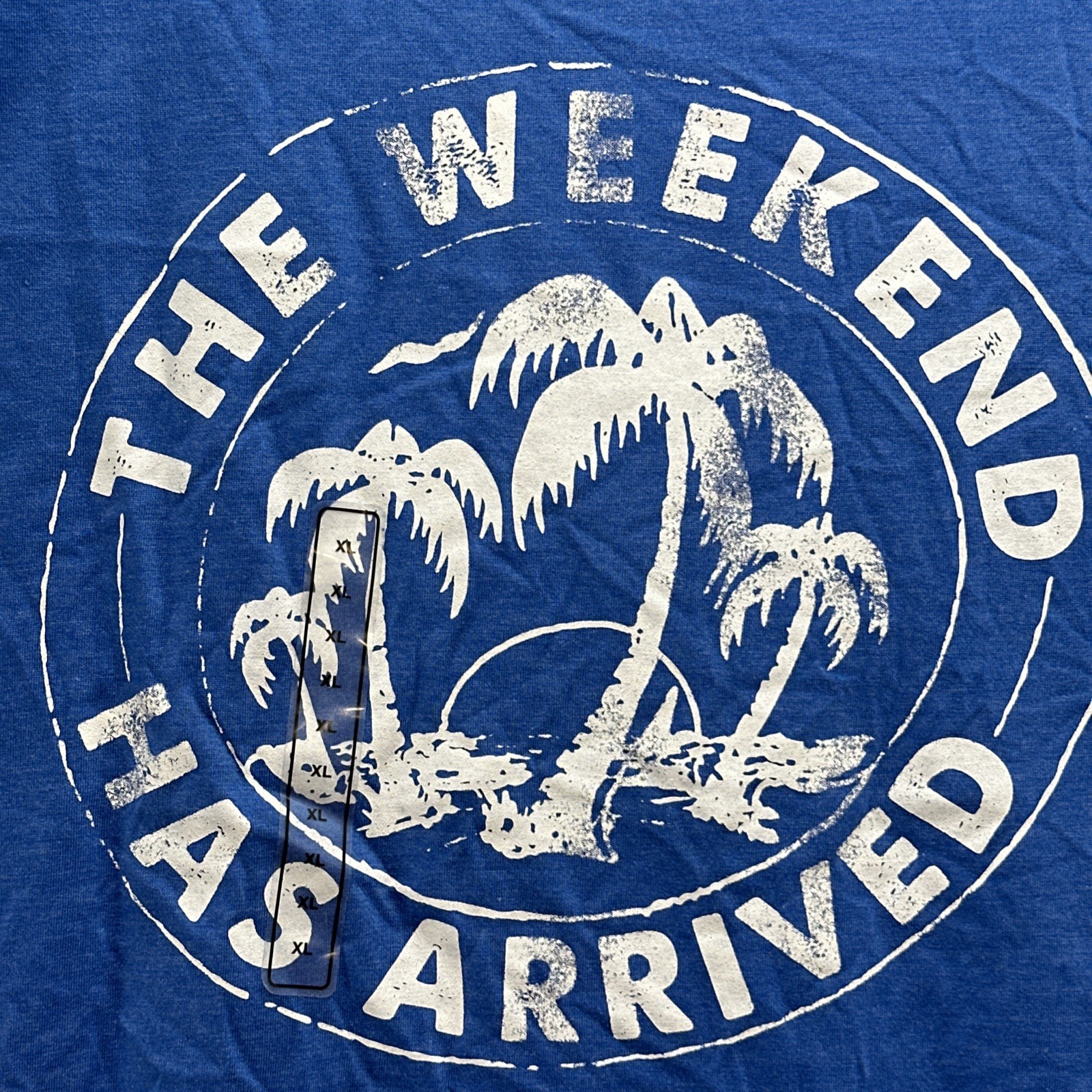 Chubbies The Weekend Has Arrived Short Sleeve Blue T-Shirt Men’s XL NWT