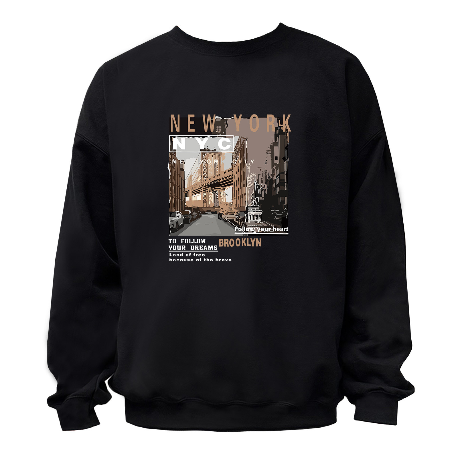 New York NYC Brooklyn Follow Your Dream Graphic T-Shirt / Hoodie / Sweatshirt