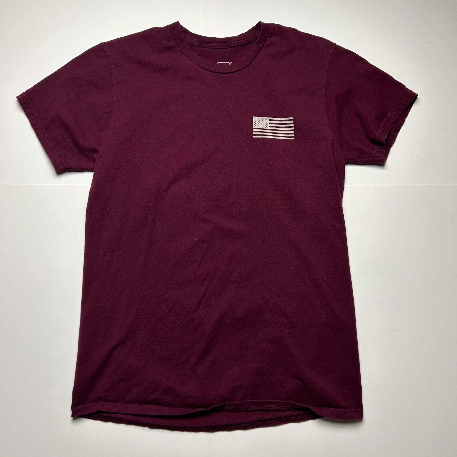 Glock Perfection Brand Graphic T-Shirt Maroon White Men’s Sz Medium