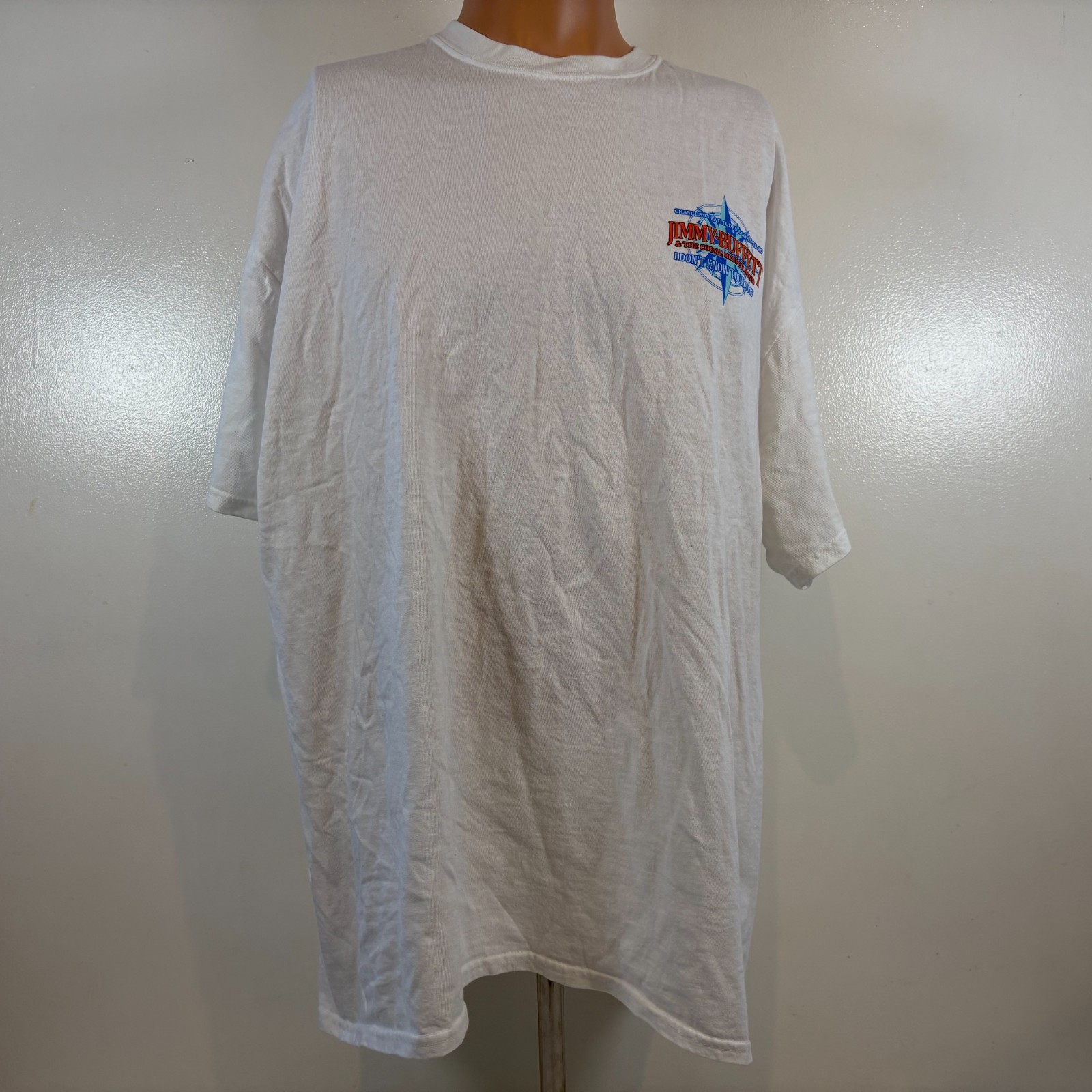 Jimmy Buffett I Dont Know Tour T Shirt Mens Size 2XL Coral Reefer Band 2017