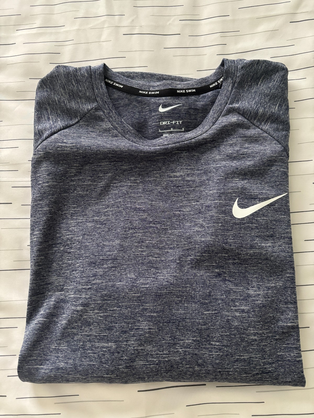 Nike Dri-Fit Long Sleeve Shirt Men’s Gray New with Tags Size Large