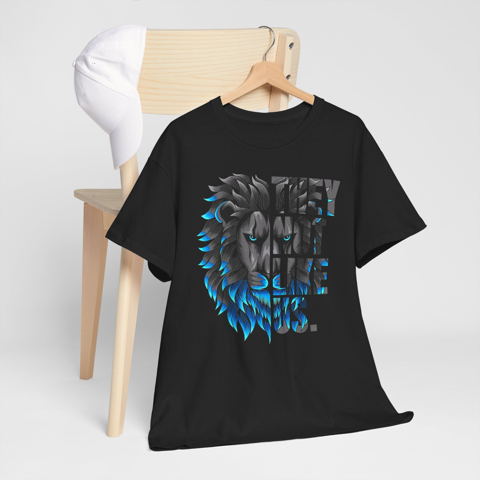 They Not Like US Touchdown American Football Game Day Lion T-Shirt