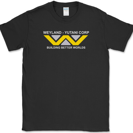 Weyland-Yutani Corporation T-Shirt Funny Aliens Movie Humor Graphic Tee
