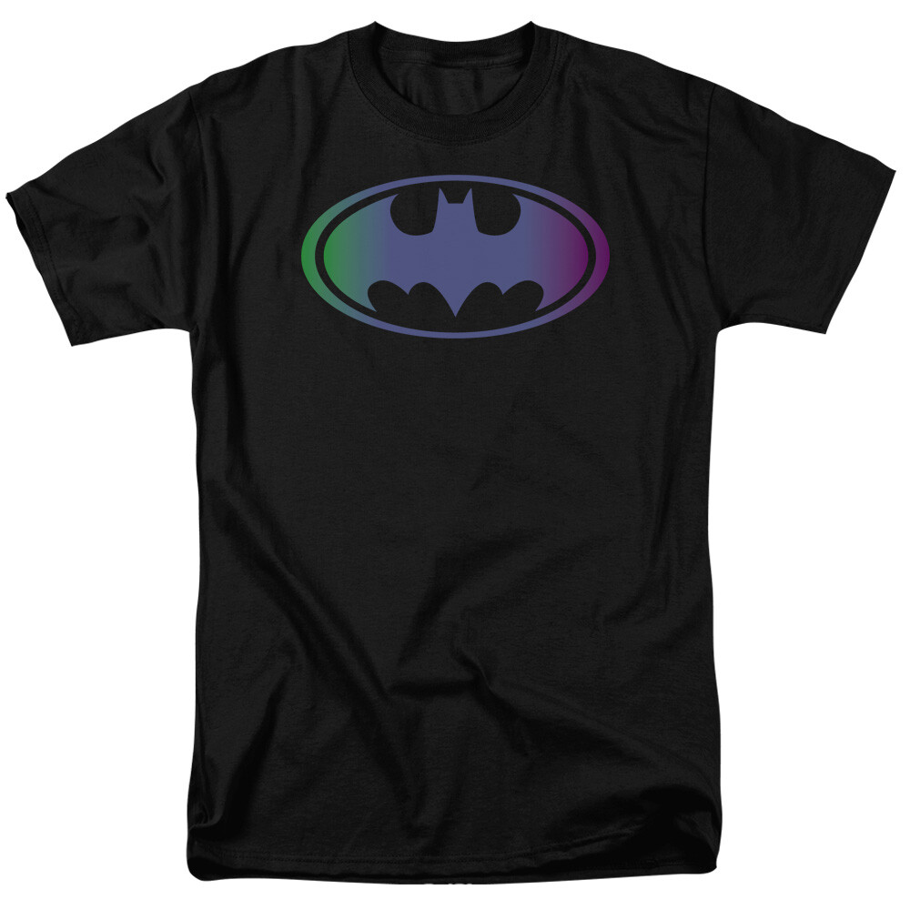 Batman Gradient Bat Logo Licensed Adult T-Shirt