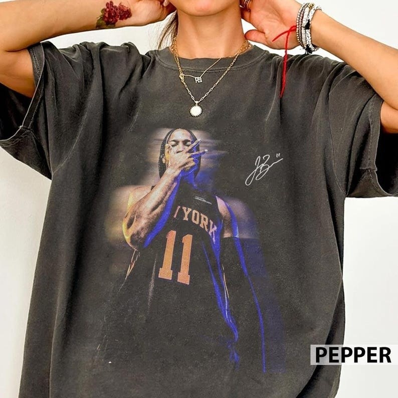 Vintage 90s Jalen Brunson Basketball Comfort Colors Shirt