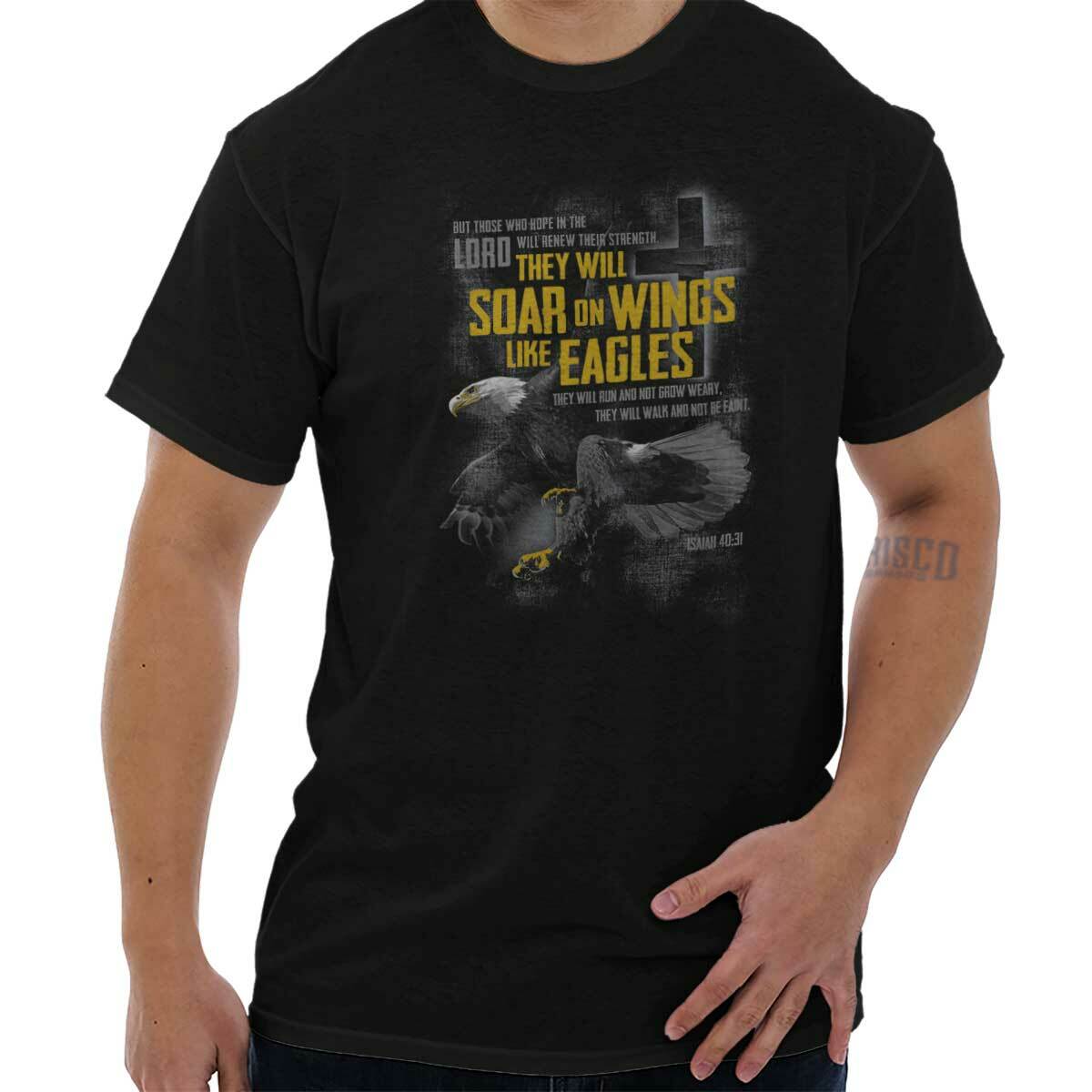 Christian Religious Bible Verse Inspiration Womens or Mens Crewneck T Shirt Tee