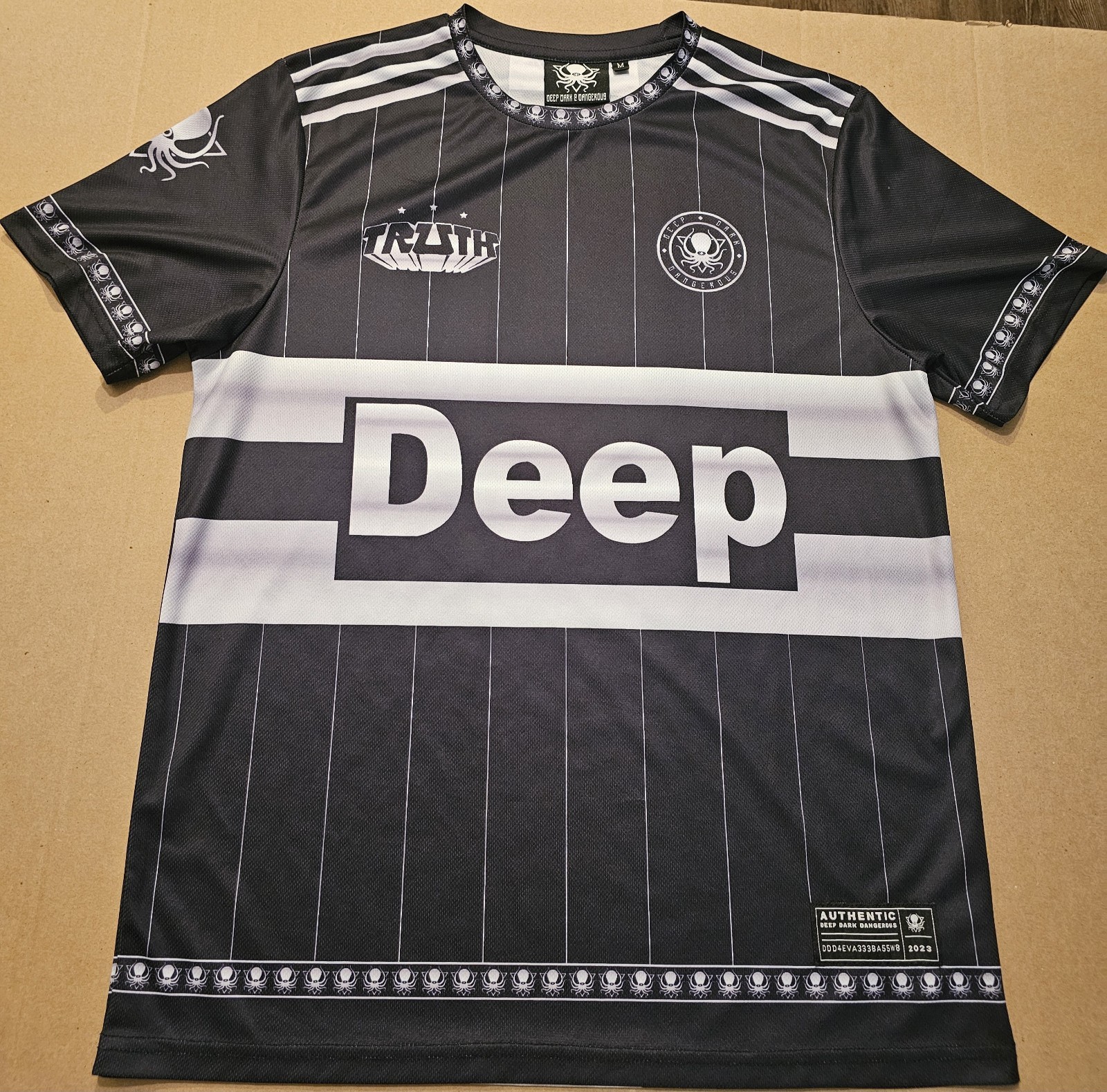 Deep Dark And Dangerous Deep Jersey Truth 2023 Size M Black/ White
