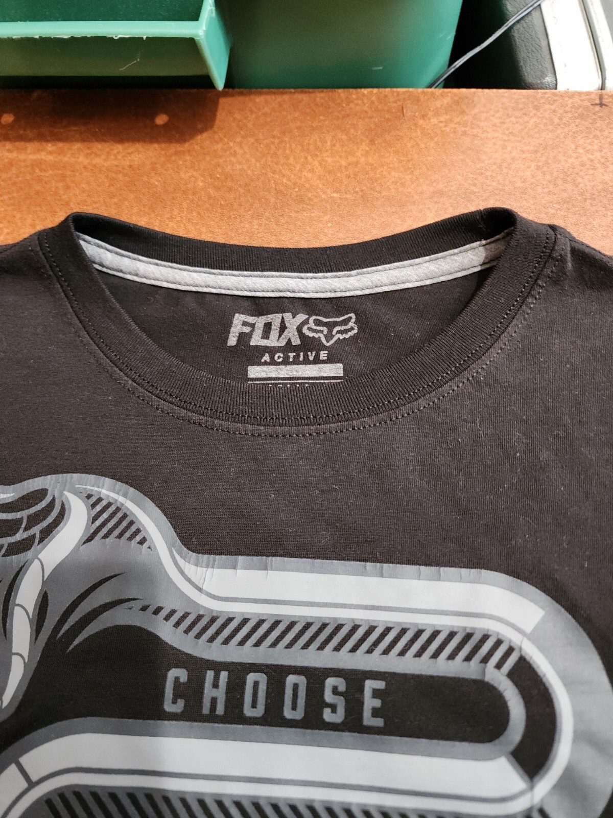 Fox Racing Men’s LARGE Fox Tech Black ‘Choose Your Own Path’ T-shirt EUC. SB13