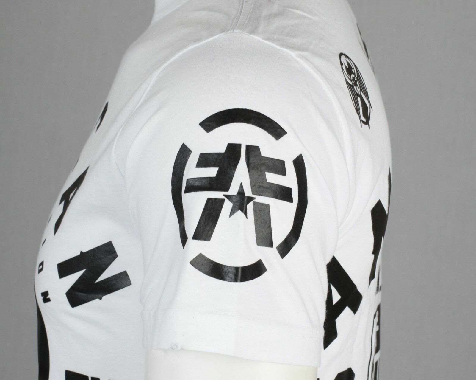 AMERICAN FIGHTER Fort Hays White Athletic Mens Crewneck T-shirt S-3XL NWT