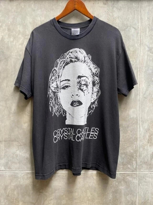 Crystal Castles Reprint Electropunk Synth T Shirt Full Size S-5XL