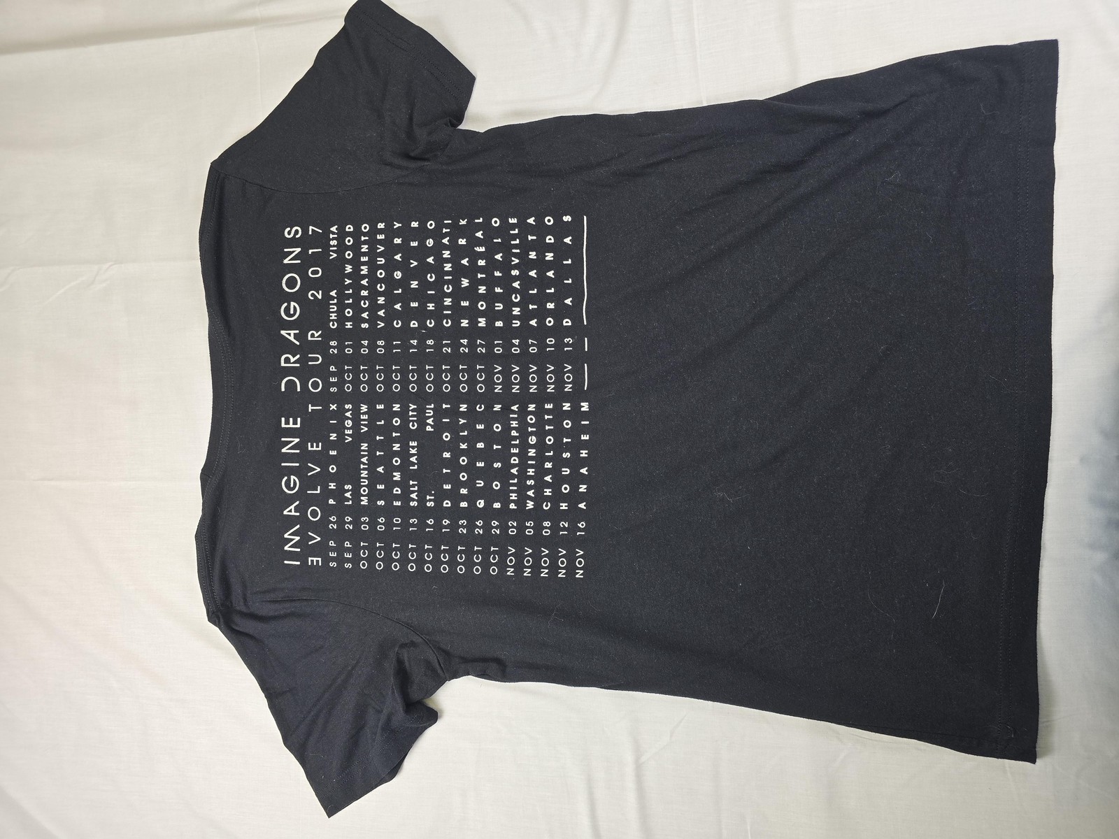Imagine Dragons Shirt Mens Medium Black Evolve Tour 2017 Concert Band Tee