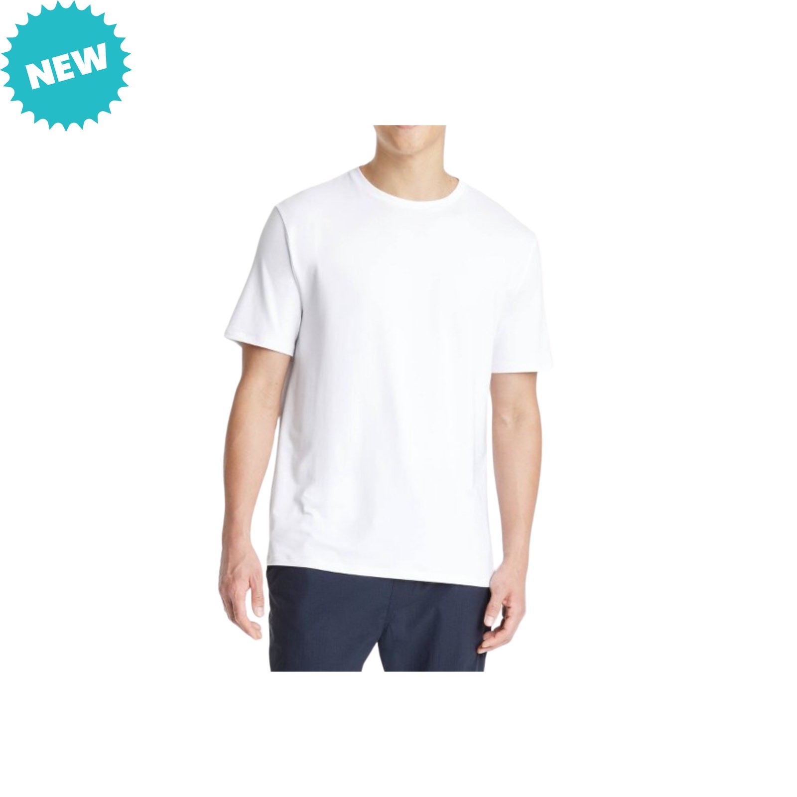 All in Motion Performance Tee Men’s Medium White Moisture Wicking Quick Dry NWT