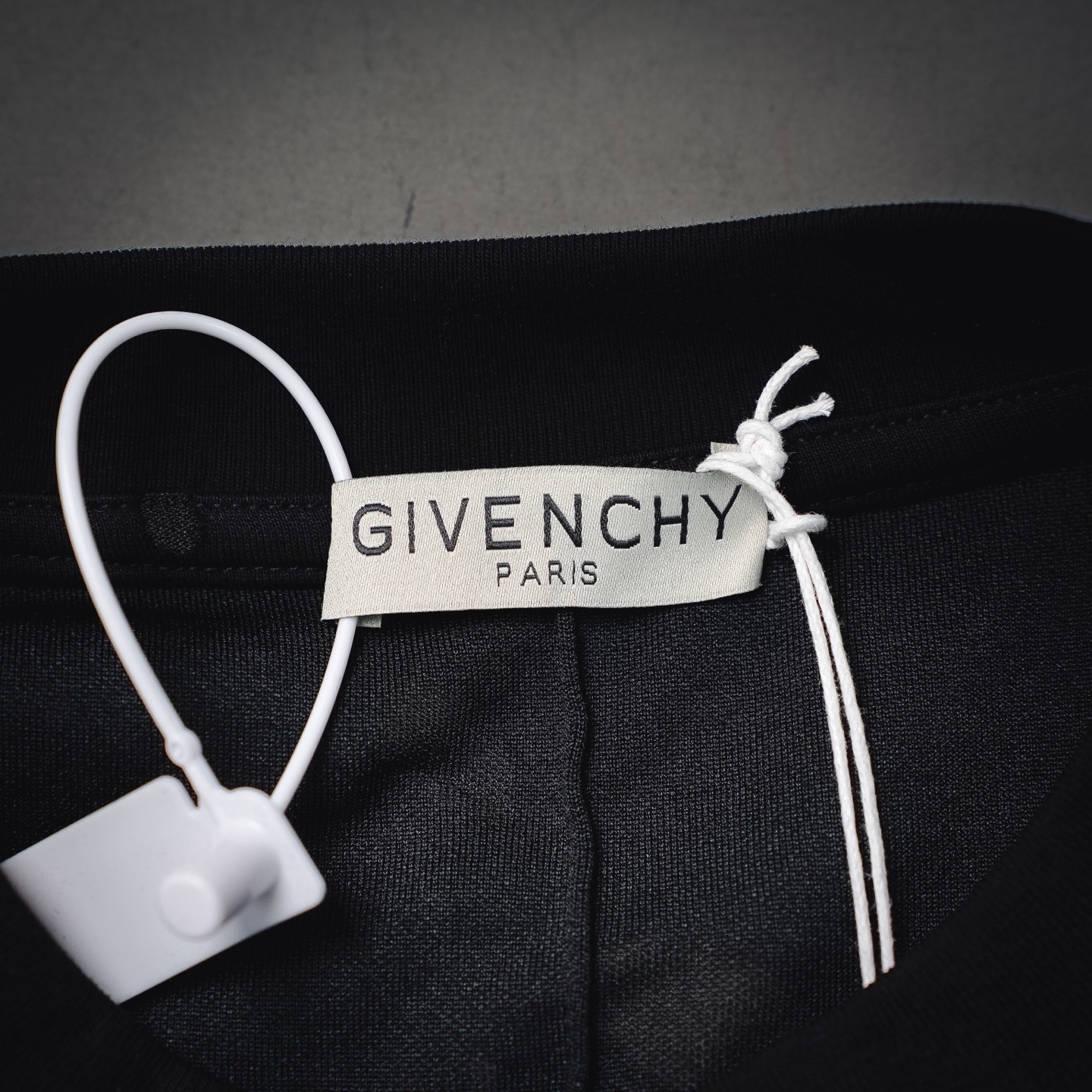 Givenchy Paris Distressed Black Oversized T-Shirt