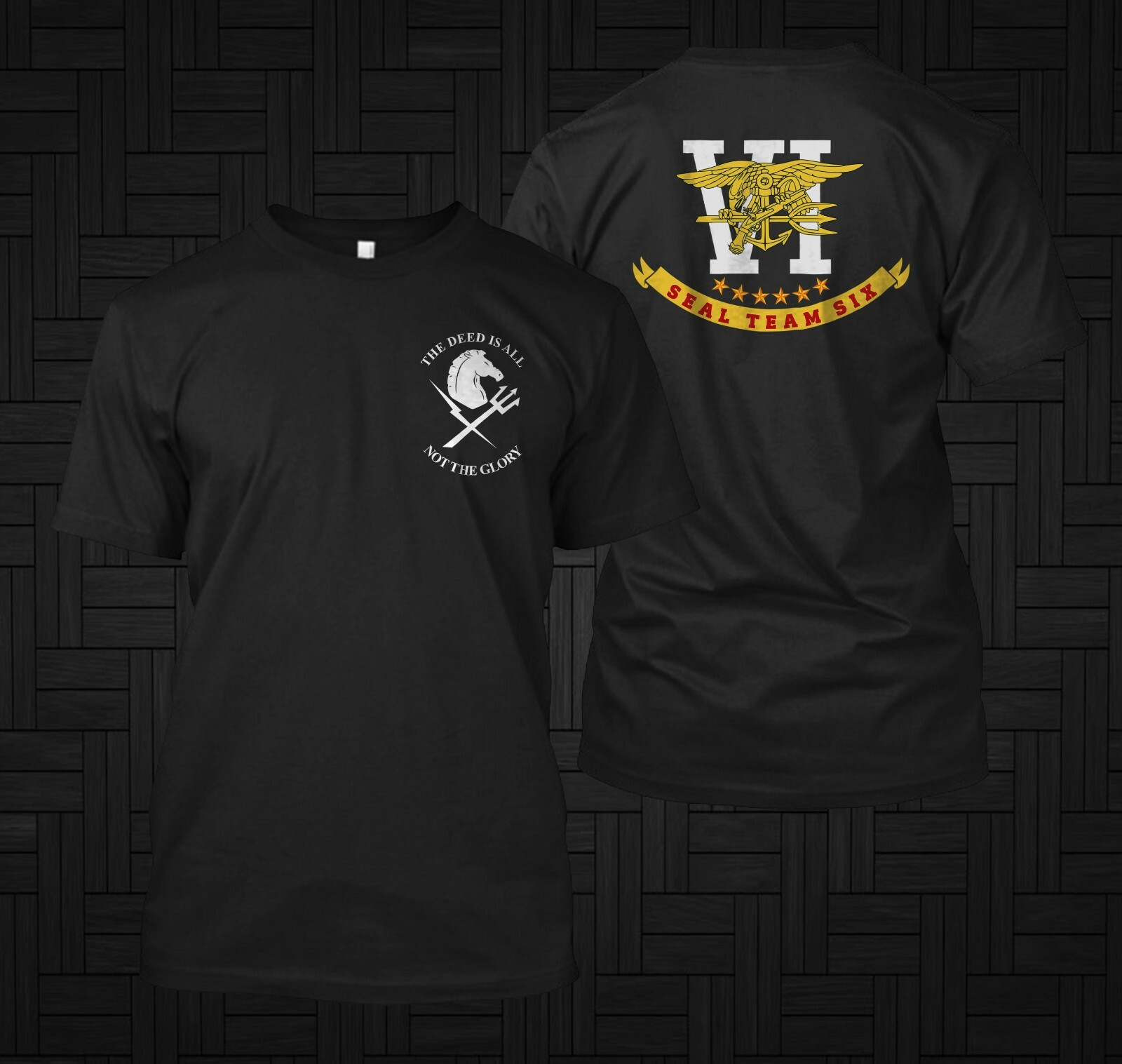 US Navy Special Force NSWDG SEAL Team Six DEVGRU – custom men’s T-Shirt Tee