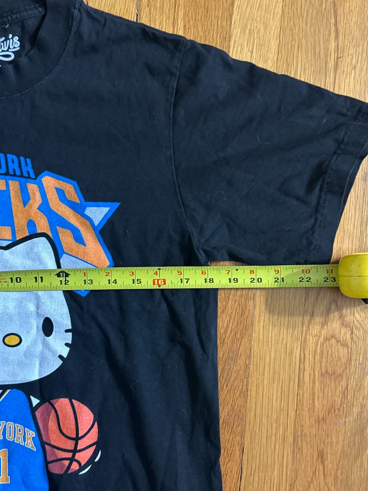 New York Knicks NYK Jalen Brunson #11 Hello Kitty Unisex Shirt Black Heavyweight